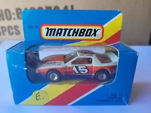 MATCHBOX - PONTIAC FIREBIRD RACER NEAR MINT VHTF BOX GOOD MACAU COMBINED POST  - Picture 1 of 5