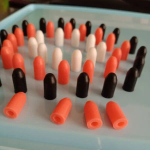 3*6*9mm Rubber Plug For Syringe Injector End Cover Caps Blanking Plugs - Picture 1 of 7