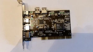 Carte PCI combo USB FireWire SD-CBALINEC-4E6I W5271COMBO ALI M5271 A1 - Photo 1/3