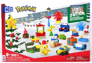 POKEMON MEGA ADVENT CALENDAR GYG99 202 PIECES 24 DAYS, 2024 - NEW! - Picture 1 of 2