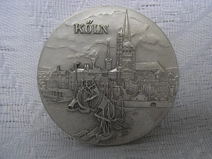 MEDALLA CIUDAD COLONIA PLATA 900 - ER - Imagen 1 de 3