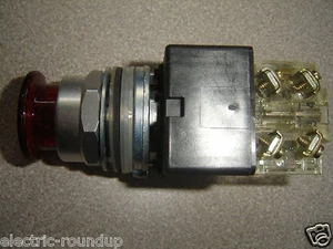 Square D 9001, K2L25R20H13 Series F & Type KM Light Module Red Lens KA-1 Contact - Imagen 1 de 7