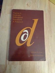 Topics in Ordinary Differential Equations: Potpourri by WD Lakin & DA Sanchez SC - Bild 1 von 1