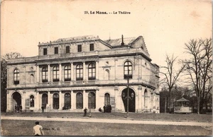 Le Mans France Le Theatre Historic Building Early 1900s Postcard - Picture 1 of 2