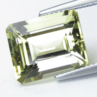 6.10Cts Fantastic Natural Unheated Yellow Scapolite Emerald Cut Loose Gemstone - Image 1 of 4