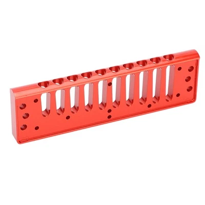 AS THE DISCRIPTION SHOWN Pettine armonica per SP20 lega alluminio 10 fori blues strumento musicale BAJ