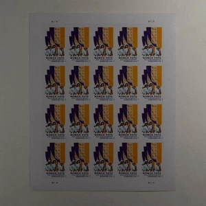 US SCOTT 5523 WOMENS VOTE SHEET OF 20 -- FOREVER STAMPS MNH - Picture 1 of 1
