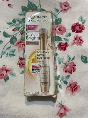 Garnier SkinActive Clearly Brighter AntiDark Circle EyeRoller LtMd Dam Box Read - Image 1 of 4