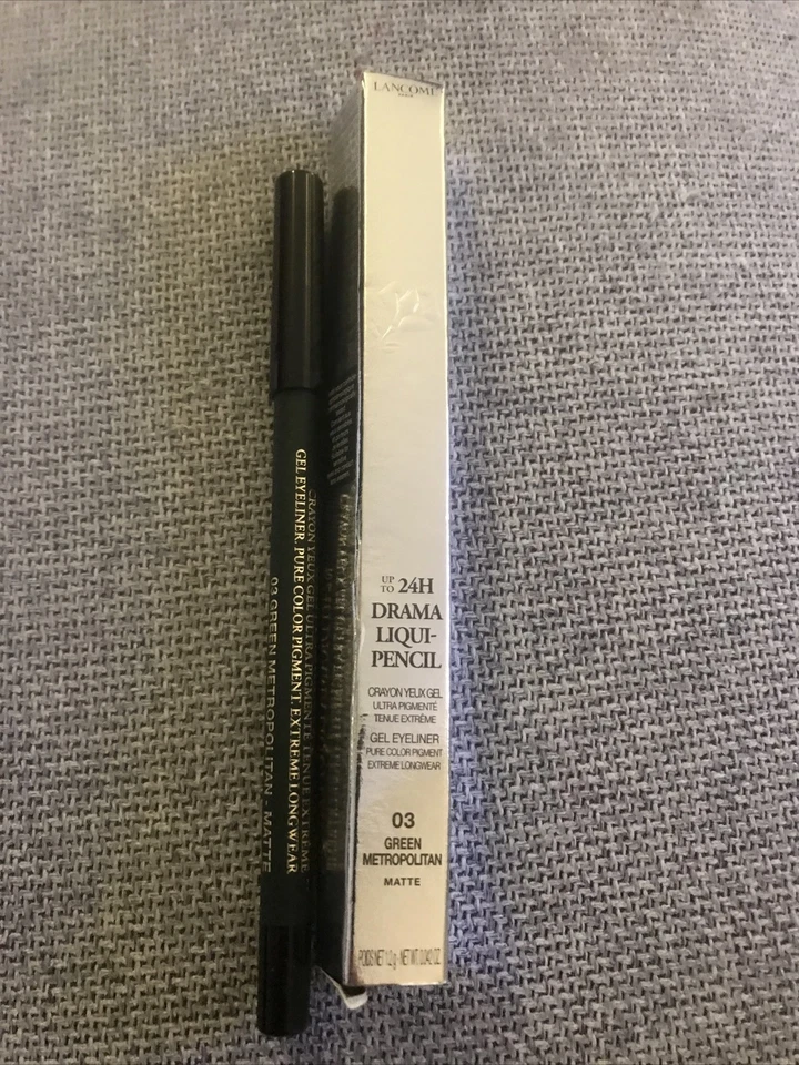 Lancome 24H Drama Liqui-Pencil Gel Eyeliner ~ 03 Green Metropolitan Matte ~ NEu - Bild 1 von 1