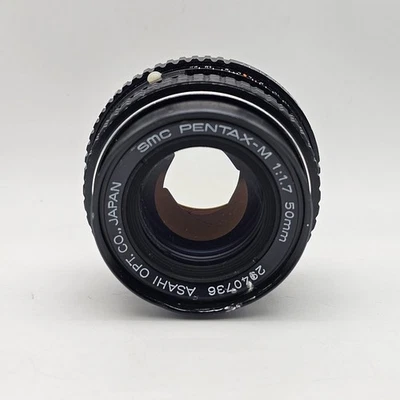 Vintage SMC Pentax-M 50mm f/1.7 Lens Asahi Opt Co. Japan Lens - Image 1 of 4