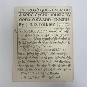 The Road Goes Ever On 2nd Edition 1978 J.R.R. Tolkien Swann. Rare!! - Picture 1 of 12