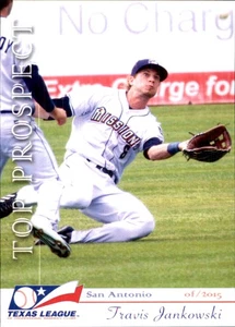 Travis Jankowski 2015 Grandstand Texas League Top Prospects RC AutographDen - Picture 1 of 2