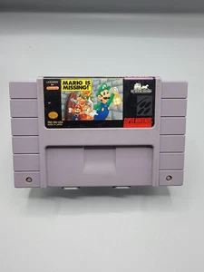Mario is Missing (Super Nintendo, 1993) - Picture 1 of 2