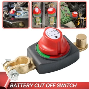 12-48V Batterie Power Cut Hauptschalter Trennschalter Ein-Aus Marine Auto Wohnmobil - Bild 1 von 16