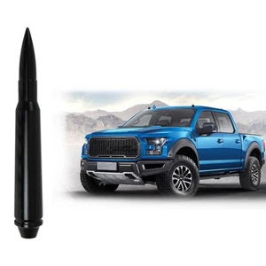 50 Cal Bullet Antenna Black For Car Chevy Silverado Dodge Ram Ford F150 F250 - Bild 1 von 7