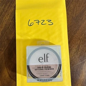 e.l.f. Halo Glow Setting Powder Light Pink Matte Finish 0.24 oz - Picture 1 of 4
