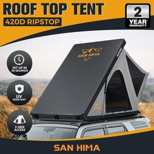 San Hima Kalbarri Lite Rooftop Tent Hardshell With Ladder Grey Camping 4x4 4WD - Picture 1 of 10