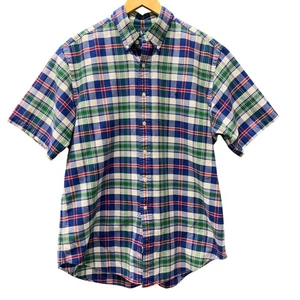 Ralph Lauren Shirt Mens Large Plaid Cotton Button Down Classic Fit Vintage - Picture 1 of 8