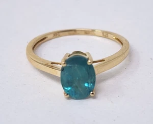 Anillo Grandierita Oro Amarillo 14K - Talla 7 - Imagen 1 de 7