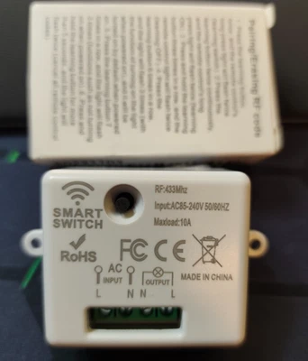 Empfänger Funkschalter 433MHz Wand Schalter Smart Switch Licht !kein Sender ent. - Bild 1 von 4