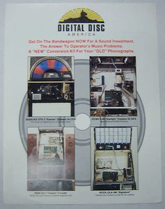 Vintage 70er Jahre Werbung Jukebox Prospekt Seeburg STD-3 und Rock-Ola 496 052412R - Bild 1 von 1