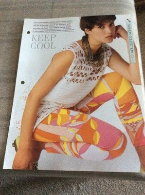 VINTAGE CREATIVE NEEDLES PATTERN - KEEP COOL SLEEVELESS CROCHET TOP PATTERN - Image 1 of 3