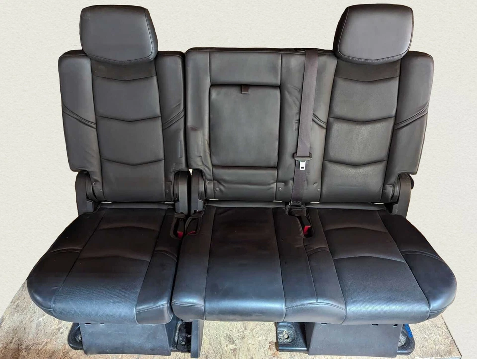 Cadillac Escalade 2018 ESV OEM cuero negro segunda fila asientos Foto 1 de 1