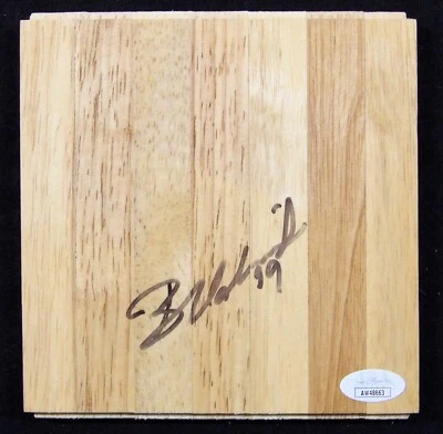 Половая доска с автографом Beno Udrih Sacramento Kings 6x6 с сертификатом JSA - Изображение 1 из 2