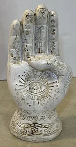 NWT Ivory Color Fortune Teller Palmistry Hand Resin Figurine Statue Halloween - Picture 1 of 3