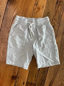 Wonder Nation Boys Size M (8) Heather Gray Comfort Waist Drawstring Terry Shorts - Picture 1 of 3