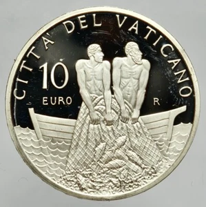 VATICANO -- 10 EURO 2011 -- BENEDETTO XVI 60° GIUBILEO SACERDOTALE ARGENTO - Imagen 1 de 2