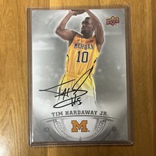 2013-14 Upper Deck Tim Hardaway Jr Autograph Rookie Promo Card Michigan 5 X 7