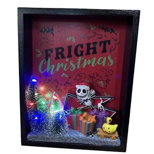 "Letrero de mesa de Navidad The Nightmare Before Christmas Jack Light Up Fight 7"" X 9" - Imagen 1 de 4