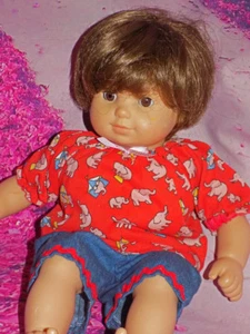 N-Handmade Capri Set from Upcycled Fabric for Bitty Baby doll - Picture 1 of 1