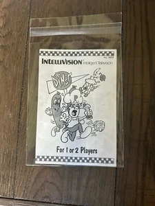 Raro Videojuego Intellivison “DINER” SOLO MANUAL-Burgertime Secuela Mattel - Imagen 1 de 7