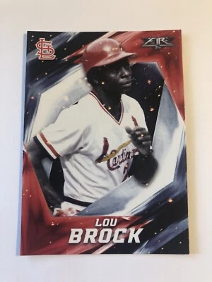 Lou Brock 2017 Topps Fire #47 Cardinals HOF - Image 1 of 2