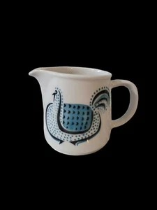 Arabia of Finland Blue Chicken Creamer - Picture 1 of 10