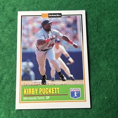 Tarjeta Duracell Kirby Puckett 1993 # 5 de 24 *** Gemelos *** Calificable Foto 1 de 4