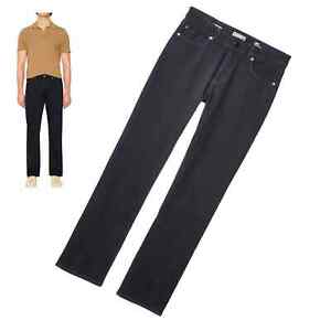 NEW DL 1961 Athleisure Avery Relaxed Straight Men's PANTS 40x28 Black Navy NWT