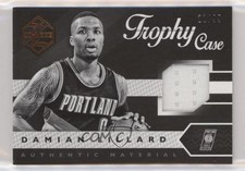 2015-16 Panini Limited Trophy Case Materials /99 Damian Lillard #7