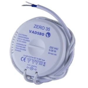 0 - 35W 12Vac  (LED) Low Voltage Dimmable Electronic Transformer ZERO 35, Vadsbo - Picture 1 of 1