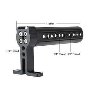 Niceyrig Top Cheese Handle w/Cold Shoe 1/4" 3/8" Screws Thread Rig - Picture 1 of 7