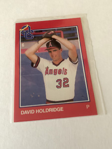 DAVID HOLDRIDGE 1988 Grand Slam Quad City Angels PWE SHIP