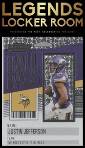 2023 Panini Contenders #15 Justin Jefferson Hall Pass Silver - Picture 1 of 2