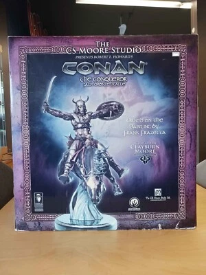 CS Moore: Conan the Conqueror Faux Bronze Statue - Frank Frazetta - 129/300 - Image 1 of 4