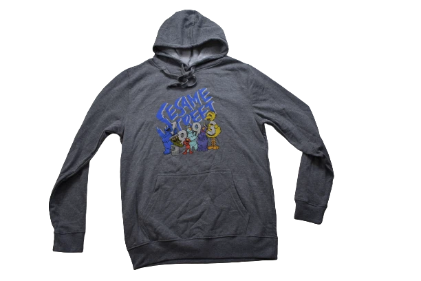Sudadera con capucha gris Sesame Street para hombre nueva XS, L, XL Foto 1 de 1