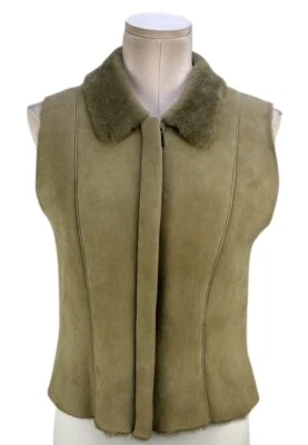 Chaleco Carlisle Vintage Piel de Cordero Piel de Oveja Neutro Talla 8 Foto 1 de 4