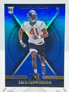 ZACH CUNNINGHAM RC 2017 Panini Xr Football #154 BLUE Parallel /199 - Picture 1 of 2