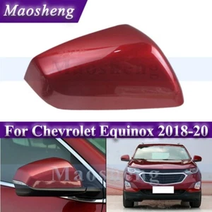 Red Right Rearview Door Mirror Cover Shell Cap For Chevrolet Equinox 2018-2020 - Picture 1 of 7