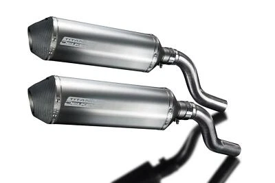 Delkevic 13.5" Titanium X-Oval Mufflers - Kawasaki Ninja 1000 - 11-19 Exhaust - Imagem 1 de 3